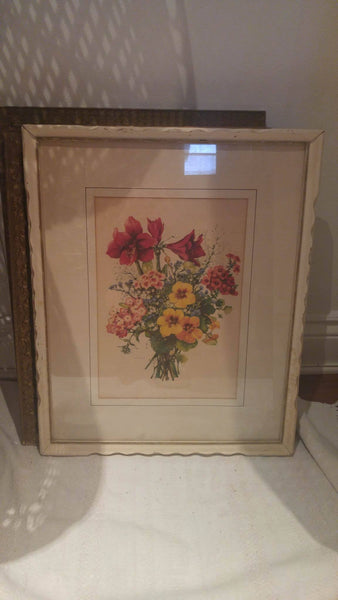 Flowered frame