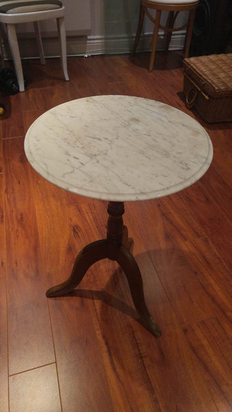 Marble side table